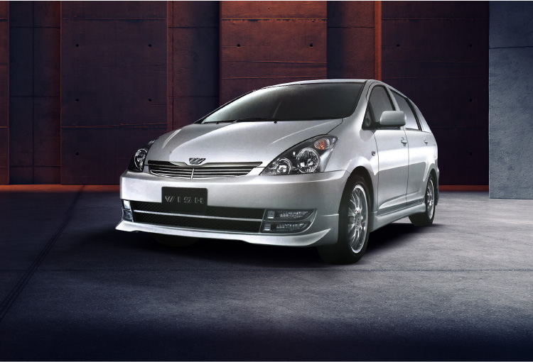 Toyota wish modellista body on sale kit