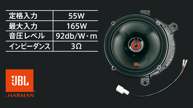 スピーカーセット(標準スピーカー交換タイプ・JBL®)