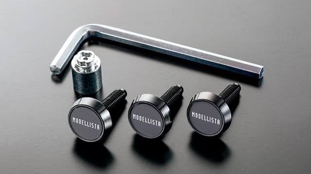 セキュリティ付ナンバープレートボルト