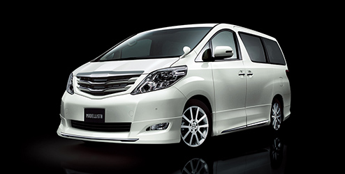 トヨタアルファード モデリスタフロントバンパー ホワイト 最終値下げ!早い物勝ち ALPHARD(アルファード)エアロパーツなど多様なカスタマイズ