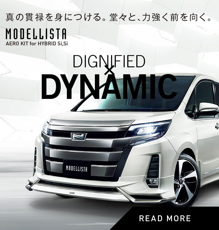 DYGNIFIED DYNAMIC 真の貫禄を身につける。堂々と、力強く前を向く。 MODELLISTA AERO KIT for HYBRID Si,Si