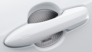 ドアハンドルプロテクター（シルバー）