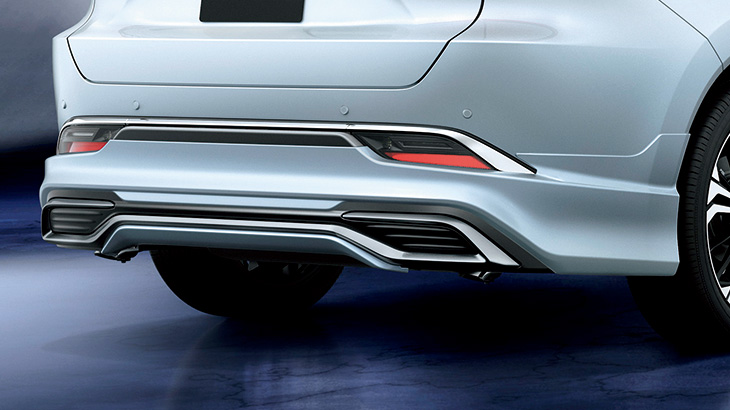 Rear Bumper Spoiler & Muffler Tips