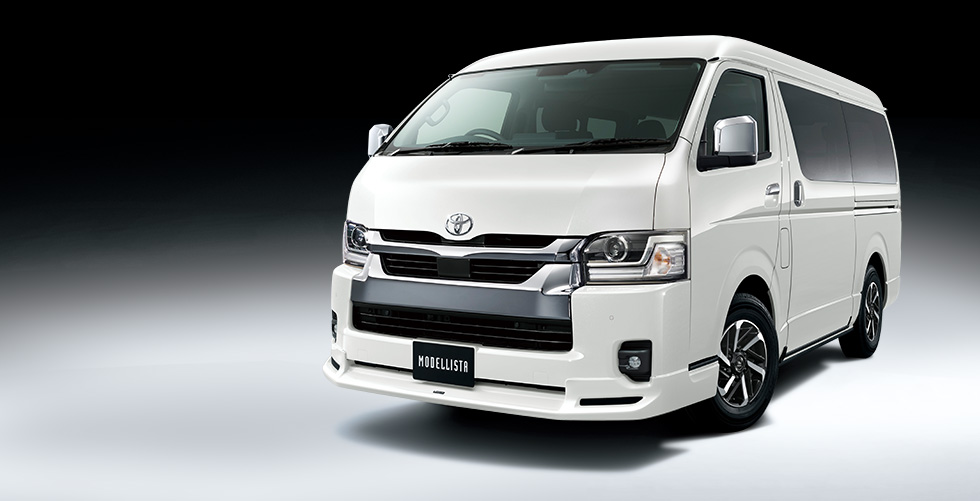 ハイエース ワイド用 モデリスタ フロントスポイラー パールホワイト ハイエース MODELLISTA Version （ワイド） | MODELLISTA（モデリスタ）