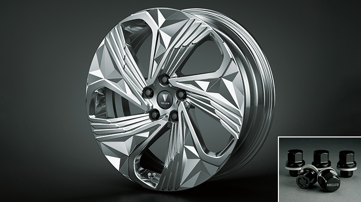 19インチ アルミホイールセット