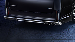 Rear Bumper Spoiler & Muffler