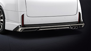 Rear Bumper Spoiler & Muffler